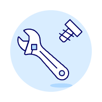 Wrench Screw Illustration from UX Duotone Set