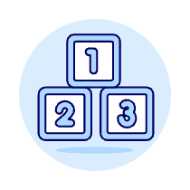Learning Toy Number Illustration from UX Duotone Set