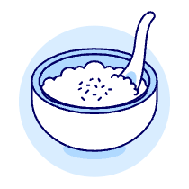 Bowl Of Rice Illustration from UX Duotone Set