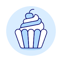 Cupcake 1 Illustration from UX Duotone Set