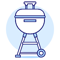 Bbq Kettle Illustration from UX Duotone Set