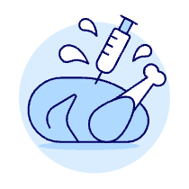 Injection Chicken Illustration from UX Duotone Set
