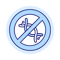 No Gmo Illustration from UX Duotone Set