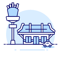 Fastfood Restaurant Illustration from UX Duotone Set