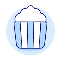 Popcorn Illustration from UX Duotone Set