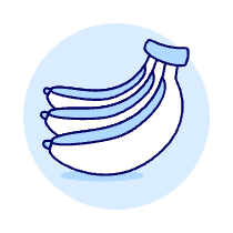 Banana Illustration from UX Duotone Set