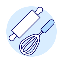 Baking Tools Illustration from UX Duotone Set