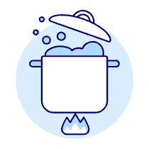 Boiling Illustration from UX Duotone Set
