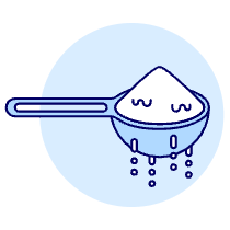 Measuring Salt Illustration from UX Duotone Set