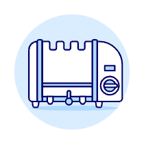 Toaster Illustration from UX Duotone Set