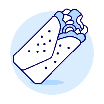 Burrito Illustration from UX Duotone Set