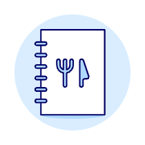 Menu Illustration from UX Duotone Set