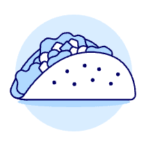 Taco Illustration from UX Duotone Set