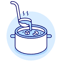 Tomatoes Soup Illustration from UX Duotone Set