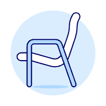 Blue Sofa Illustration from UX Duotone Set