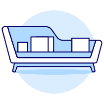 Green Sofa Illustration from UX Duotone Set