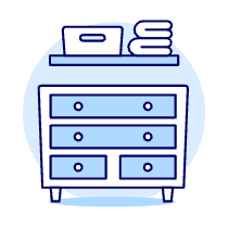 Clothes Cabinet Illustration from UX Duotone Set