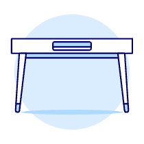 Modern Desk Illustration from UX Duotone Set