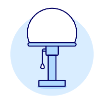 Modern Lamp Illustration from UX Duotone Set