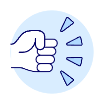 Fist 1 Illustration from UX Duotone Set