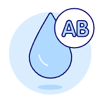 Blood Type Ab Illustration from UX Duotone Set
