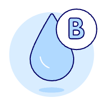 Blood Type B Illustration from UX Duotone Set