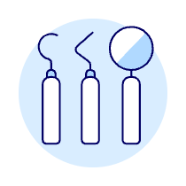 Dentistry Tools Illustration from UX Duotone Set