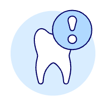 Dentistry Tooth Alert 2 Illustration from UX Duotone Set