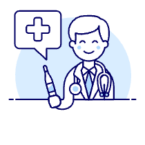 Doctor Consultling 1 Illustration from UX Duotone Set