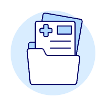 Case File Illustration from UX Duotone Set