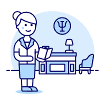 Psychologist 10 Illustration from UX Duotone Set