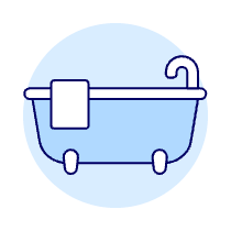Bathtub 1 Illustration from UX Duotone Set