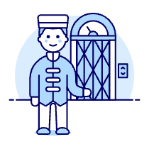 Bellboy 3 Illustration from UX Duotone Set
