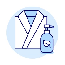 Bathrobe Illustration from UX Duotone Set