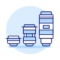 Lens Camera Illustration from UX Duotone Set