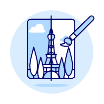 Paint Edition Illustration from UX Duotone Set