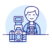 Photographers Camera 1 Illustration from UX Duotone Set