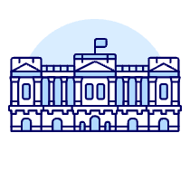 Buckingham Palace Illustration from UX Duotone Set