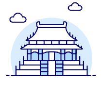 Forbidden City Illustration from UX Duotone Set