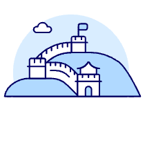 Great Wall Illustration from UX Duotone Set