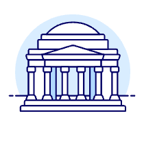Jefferson Memorial Illustration from UX Duotone Set