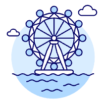 London EYE Illustration from UX Duotone Set