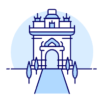 Patuxai Illustration from UX Duotone Set