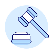 Gavel Illustration from UX Duotone Set