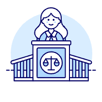 Judge 2 2 Illustration from UX Duotone Set