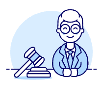 Lawyer Gavel 1 Illustration from UX Duotone Set