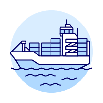 Cargo Ship 3 Illustration from UX Duotone Set
