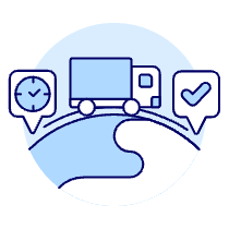 Global Shipping Illustration from UX Duotone Set