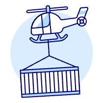Air Shipping Illustration from UX Duotone Set
