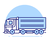 Container Truck 3 Illustration from UX Duotone Set